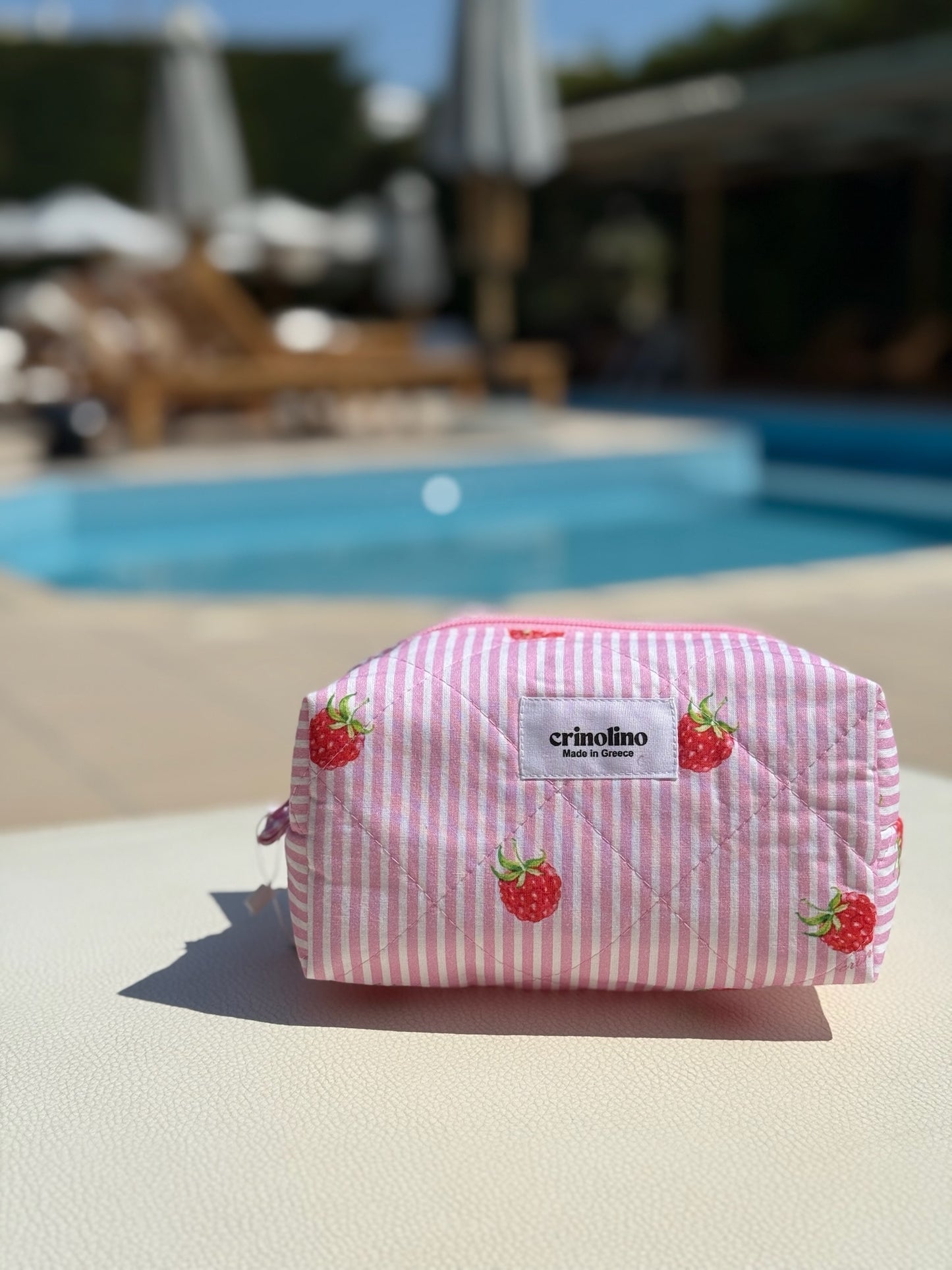 CLASSIC BAG - RASPBERRY STRIPED